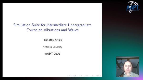 Simulation Suite for Intermediate Undergraduate Course on Vibrations and Waves