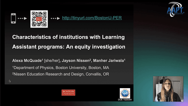 Characteristics of institutions with Learning Assistant programs: An equity investigation