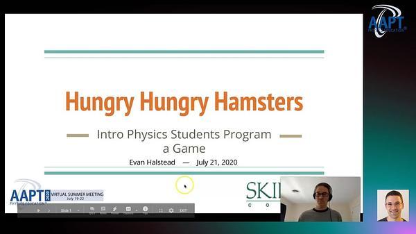 Hungry Hungry Hamsters: Intro Physics Students Program a Game