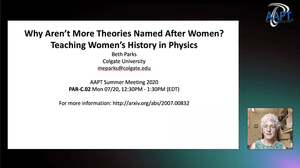 Why Aren’t More Theories Named After Women?: Teaching Women’s History in Physics