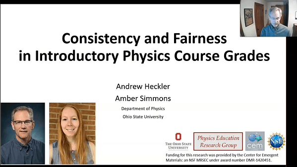 Consistency and Fairness in Introductory Physics Course Grades