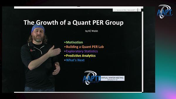 The Growth of a Quant PER Group