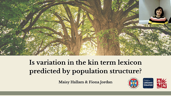 RECORDING - Evolution of kinship lexicon is not predicted by community structure