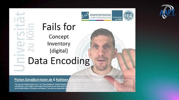 Fails for Concept Inventory (digital) Data Encoding