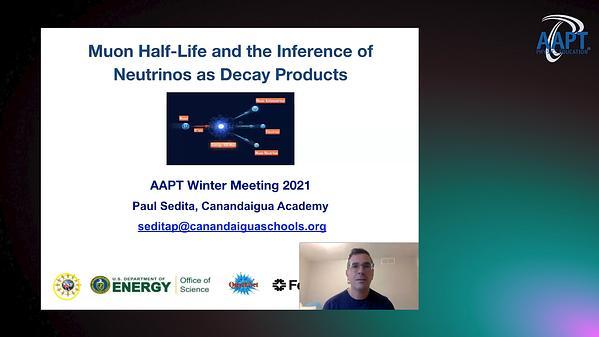 Muon Half-life and the Inference of Neutrino Decay Products