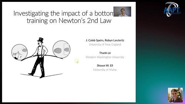Investigating the impact of a bottom-up training on Newton’s 2nd Law