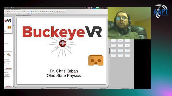Smartphone-based Virtual Reality for physics with BuckeyeVR
