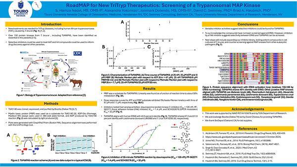 RoadMAP for New TriTryp Therapeutics: Screening of a Trypanosomal
MAP Kinase