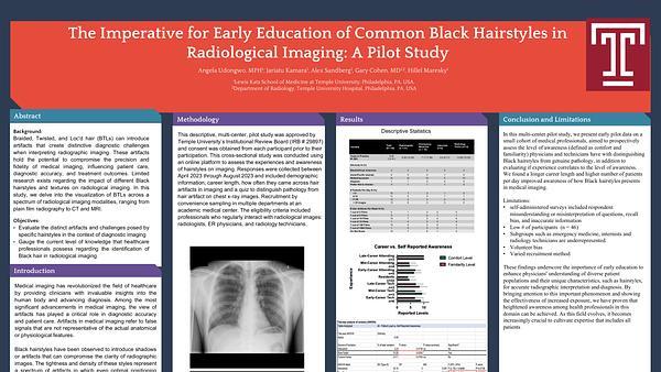 The Imperative for Early Education of Common Black Hairstyles in Radiological Imaging: A Pilot Study