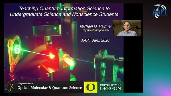 Teaching Quantum Information Science to Undergraduate Science and Nonscience Students