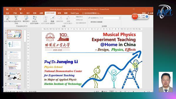 Musical physics experiment teaching @ home in China