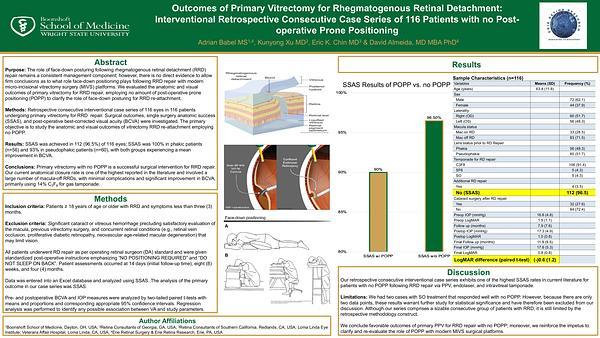 Outcomes of Primary Vitrectomy for Rhegmatogenous Retinal Detachment: Interventional Retrospective Consecutive Case Series of 116 Patients with no Post-operative Prone Positioning