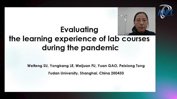 Evaluation the Learning Experience of Lab Courses During the Pandemic