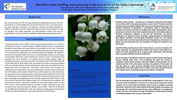 Beautiful, sweet-smelling, and poisoning: A rare case of Lily of the Valley intoxication