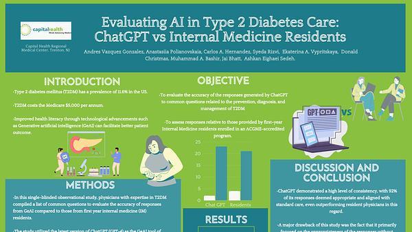 Evaluating AI in Type 2 Diabetes Care: ChatGPT vs Internal Medicine Residents.