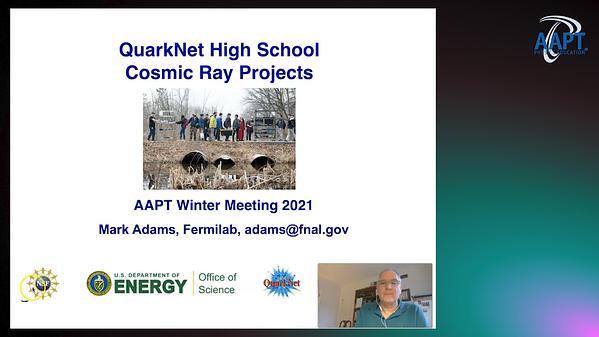 QuarkNet High School Cosmic Ray Projects