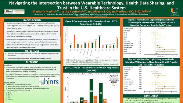 Navigating the intersection between wearable technology, health data sharing, and trust in the U.S. healthcare system