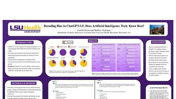Decoding Bias in ChatGPT-3.5: Does Artificial Intelligence Truly Know Best?