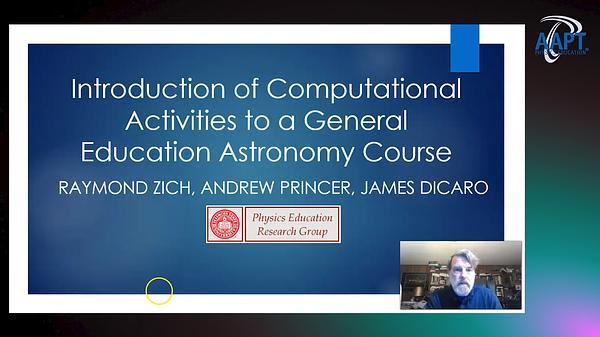 Introduction of Computational Activities to a General Education Astronomy Course