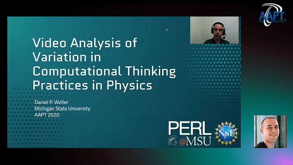 Video Analysis of Variation in Computational Thinking Practices in Physics