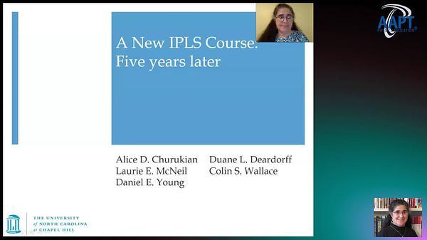 A new IPLS course: Five years later