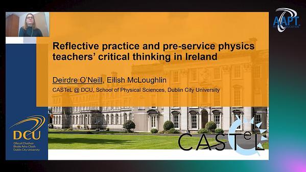 Reflective Practice and Pre-service Physics Teachers’ Critical Thinking in Ireland