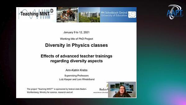 Effects of Advanced Teacher Trainings Regarding Diversity Aspects