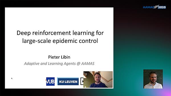 Deep reinforcement learning for large-scale epidemic control