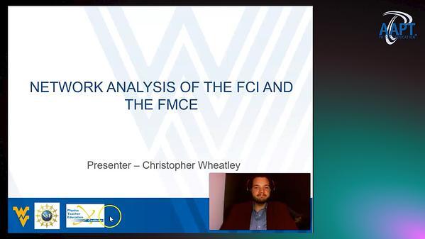 Network Analysis of the FCI and the FMCE