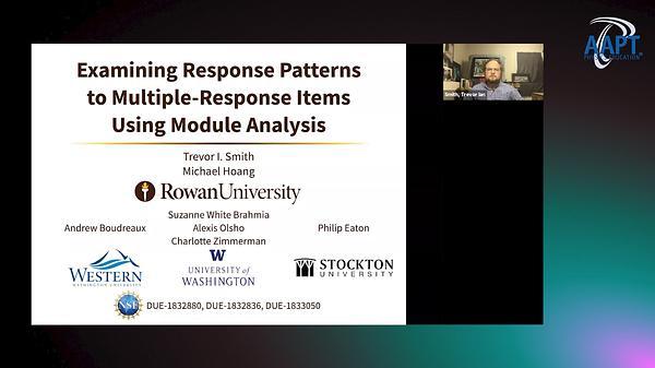 Examining Response Patterns to Multiple-Response Items Using Module Analysis