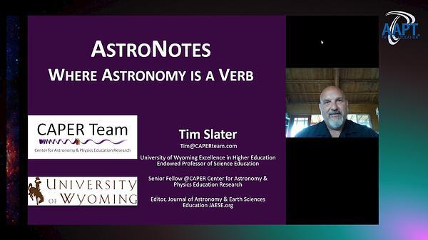 AstroNotes: Where Astronomy is a Verb