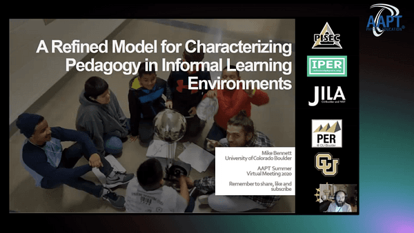 A Refined Model for Characterizing Pedagogy in Informal Learning Environments
