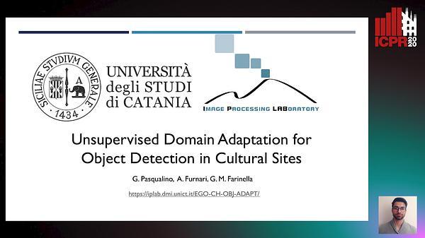 Unsupervised Domain Adaptation For Object Detection in Cultural Sites