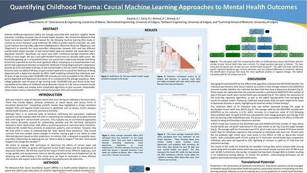 Quantifying Childhood Trauma: Causal Machine Learning Approaches to Mental Health Outcomes