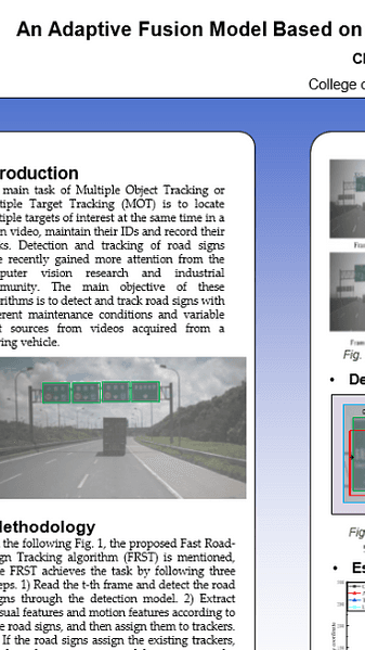 An Fast Road Sign Tracking algorithm