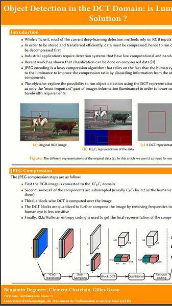 Object Detection in the DCT Domain: is Luminance the Solution?