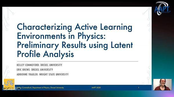 Characterizing Active Learning Environments in Physics using COPUS