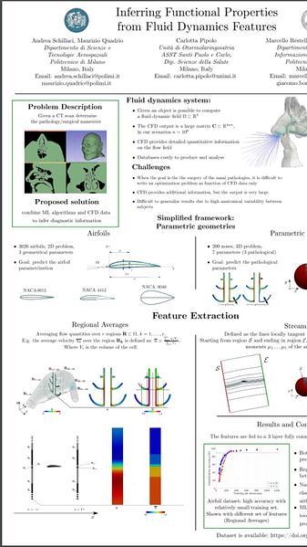 Inferring Functional Properties from Fluid Dynamics Features