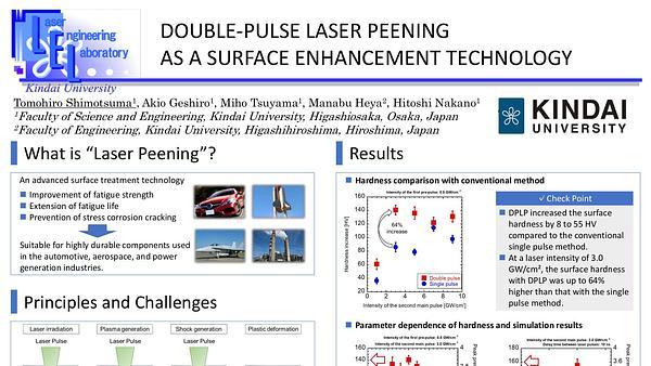 Double-Pulse Laser Peening as a Surface Enhancement Technology