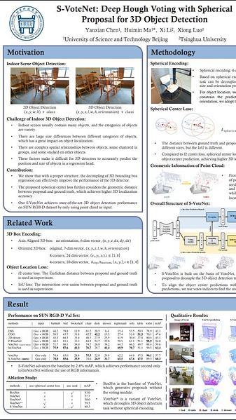 S-VoteNet: Deep Hough Voting with Spherical Proposal for 3D Object Detection
