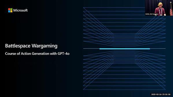 AOAI for Battlespace Course-Of-Action Generation