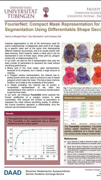 FourierNet: Compact Mask Representation for Instance Segmentation Using Differentiable Shape Decoders