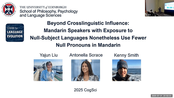 Beyond Crosslinguistic Influence: Mandarin Speakers with Exposure to Null-subject Languages Nonetheless Use Fewer Null Pronouns in Mandarin