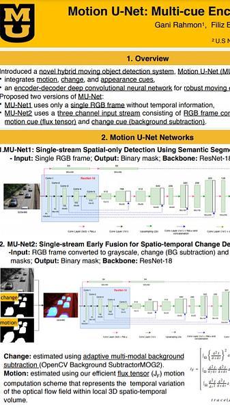 Motion U-Net: Multi-cue Encoder-Decoder Network for Motion Segmentation
