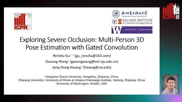 Exploring Severe Occlusion: Multi-Person 3D Pose Estimation with Gated Convolution