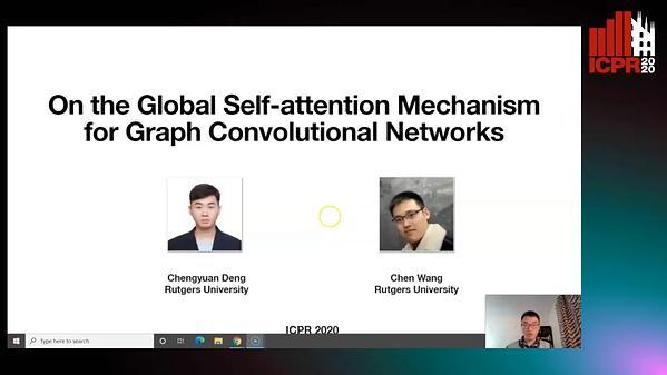 On the Global Self-attention Mechanism for Graph Convolutional Networks