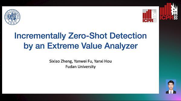 Incrementally Zero-Shot Detection by an Extreme Value Analyzer