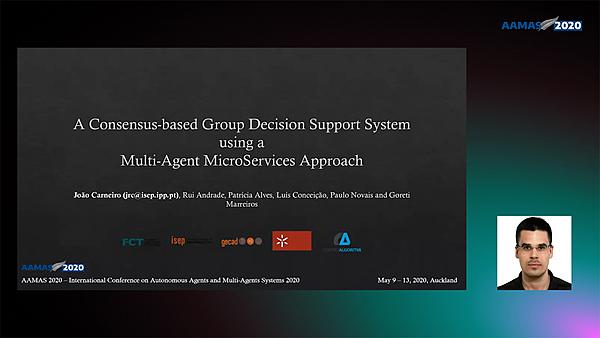 A Consensus-based Group Decision Support System using a Multi-Agent MicroServices Approach