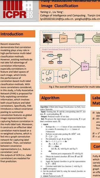 More Correlations Better Performance:Fully Associative Networks for Multi-label Image Classification