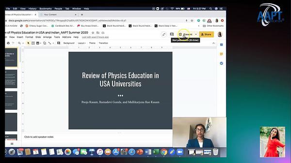 Review of Physics Education in USA Universities